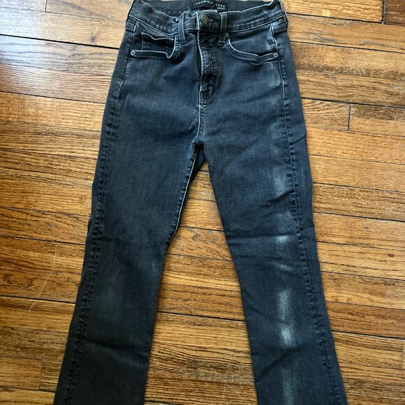 veronica beard high rise gray carley kick flare 27/4 - Picture 5 of 6